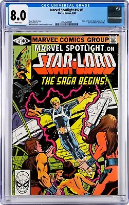 Buy Marvel Spotlight V2 #6 CGC 8.0 (May 1980) Origin & 1st Star-Lord In Comic Book • 64.73£