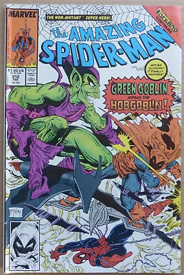 Buy THE AMAZING SPIDER-MAN #312,  GREEN GOBLIN  Vs  HOBGOBLIN , GREAT COVER ART. • 14.50£