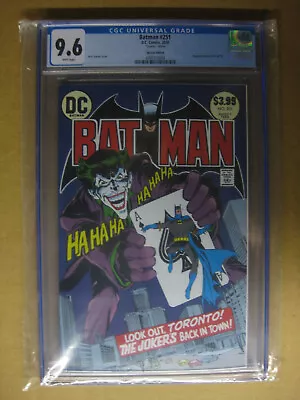 Buy DC Batman #251 2022 Fan Expo Toronto Exclusive CGC 9.6 Neal Adams Cover • 59.90£