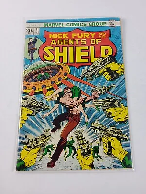 Buy Nick Fury & His Agents Of Shield #4 1973 Stan Lee Jack Kirby Jim Steranko Marvel • 4£