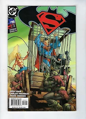 Buy SUPERMAN / BATMAN # 16 (DC Comics, Loeb/Pacheco, FEB 2005) NM • 3.25£