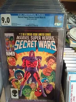Buy Marvel Super Heroes Secret Wars #2 CGC 9.0 • 150£