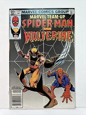 Buy Marvel Team-Up #117 1982 Marvel NEWSSTAND Spider-Man & Wolverine NM 9.4 • 32.02£