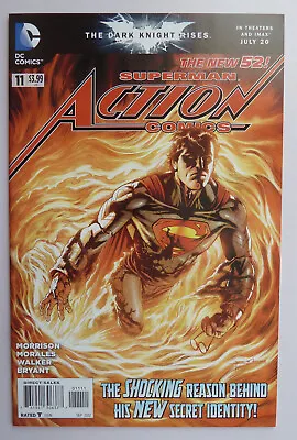 Buy Action Comics #11 - New 52 1st Printing Cover A DC Comics September 2012 VF 8.0 • 4.50£