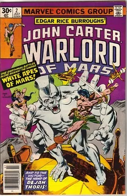 Buy John Carter Warlord Of Mars Comic Book #2 Marvel Comics 1977 FINE+ • 3.99£
