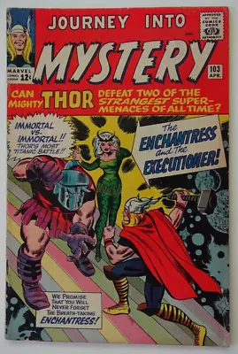 Buy Comic Book- Journey Into Mystery With Mighty Thor #103 Kirby & Lee 1964 • 426.14£