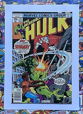 Buy Incredible Hulk #221 - Mar 1978 - Stingray Appearance! - Vfn- (7.5) Cents Copy! • 12.99£