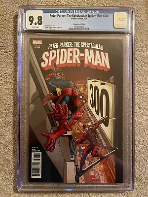 Buy Spectacular Spider-man # 300 , CGC 9.8 , Ltd 1:500 Remastered Variant , Miller ! • 207.12£