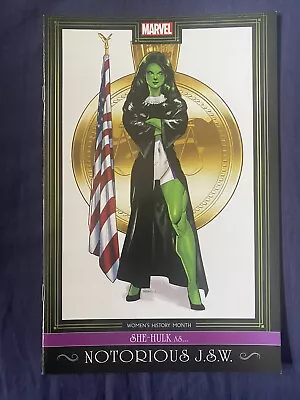 Buy She-hulk #3 (marvel 2022) Womens History Month Variant - Bagged & Boarded • 5.45£