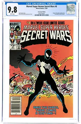 Buy Marvel Comics Super Heroes Secret Wars #8 Cgc 9.8 1984 Newsstand Symbiote Orig • 1,392.72£