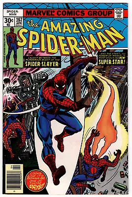 Buy Amazing Spider-Man Vol 1 No 167 Apr 1977 (FN+) (6.5) 1st App Of Green Goblin III • 17.59£