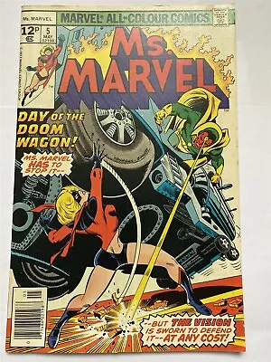 Buy MS. MARVEL #5 The Vision M.O.D.O.K. Marvel Comics 1977 VF • 9.95£