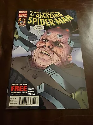 Buy Amazing Spider-Man #698 NM+ 2nd Print Variant Low Print Run Death Marvel Comics  • 17.34£