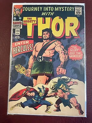 Buy Journey Into Mystery With The Mighty Thor #124 Jan 1966 Marvel • 43.54£