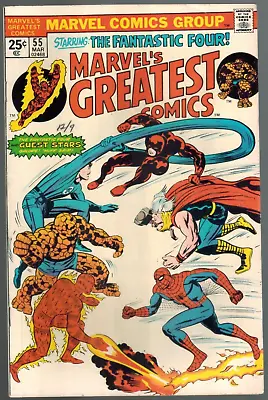 Buy Marvel's Greatest Comics (reps Fantastic Four #73)  1975  VF-  Thing Vs Thor! • 7.97£