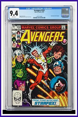 Buy Avengers #232 CGC Graded 9.4 Marvel June 1983 White Pages Comic Book. • 233.54£