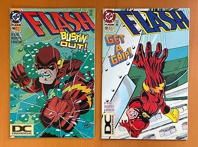 Buy Flash #90 & 91 (DC 1994) 2 X VF+ Comics • 11.21£