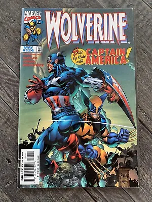 Buy Wolverine #124 Captain America (May 1998 Marvel) Near Mint • 3.99£
