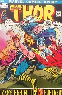 Buy 1972 Thor 201 Marvel Comics From Usa • 21.51£
