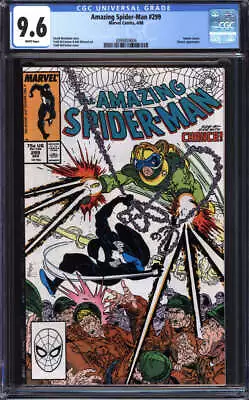 Buy Amazing Spider-man #299 Cgc 9.6 White Pages // Todd Mcfarlane Cvr + Venom Cameo • 158.12£