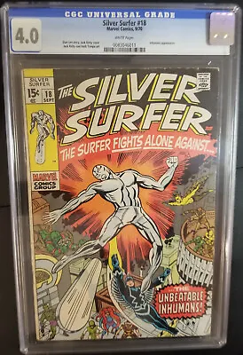 Buy Silver Surfer #18 CGC 4.0 • 90.92£