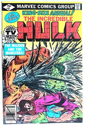 Buy INCREDIBLE HULK (vs SASQUATCH) Annual 8  A Vfn 1979 Marvel +1 FREE COMIC • 12.50£