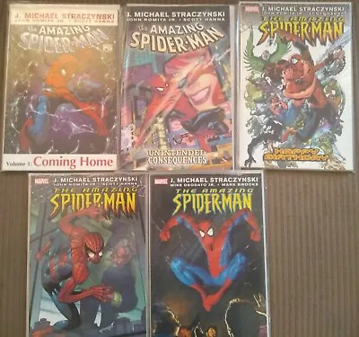 Buy Marvel Comics Amazing Spider-Man TPB Lot Volume 1 5 6 7 9 Coming Home Birthday • 89.08£