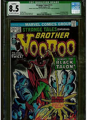 Buy Strange Tales 173 Cgc 8.5 Qualifed Stamp Cut Out 19741st Appearance Black Talon  • 53.42£