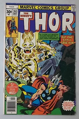 Buy Thor #263 Marvel Comics Bronze Age Mighty Norse God Hammer Avenger Vg- • 5.56£