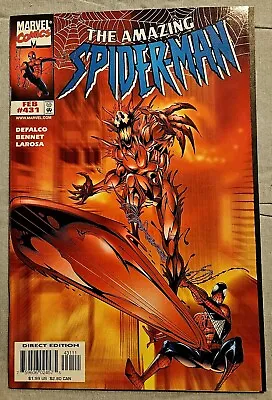 Buy The Amazing Spider-Man #431 (Marvel - 1998) NM+ Carnage, Silver Surfer • 59.96£