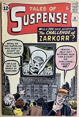 Buy Tales Of Suspense #35 Nov 1962 The Challenge Of Zarkorr Lots Of Pics Scarce !! • 225£