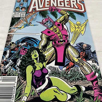 Buy The Avengers #278 NEWSSTAND (1987) John Buscema She-Hulk Cover High Grade • 5.47£