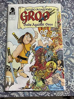 Buy GROO GODS AGAINST #4 SERGIO ARAGONES EVANIER STAN SAKAI 2023 Dark Horse Comics • 3.99£