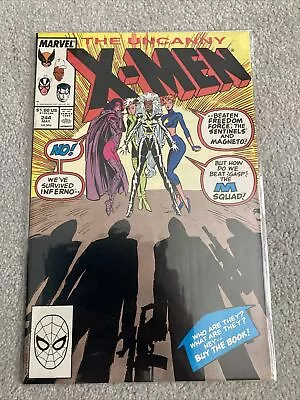 Buy Uncanny X-Men Key Issue 244 1st Jubilee Appearance Vintage Marvel Comics 1989 • 24.99£