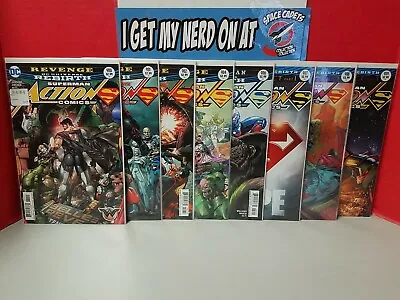 Buy Action Comics # 980-982 984 986-989 Run Of 8 Comic Books DC 2017 • 12.71£