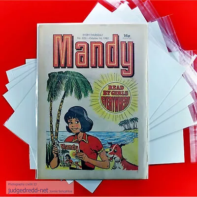 Buy Mandy No 822 Comic Book 16 10 1982 UK + Comic Bag And Board (Lot 601 ) • 7.50£