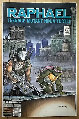 Buy Teenage Mutant Ninja Turtles Raphael #1 Second Print Mirage 1987 Casey Jones VF • 59.74£