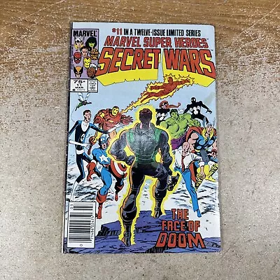 Buy #11 Marvel Super-Heroes Secret Wars Newsstand Variant Marvel 1985 • 7.56£