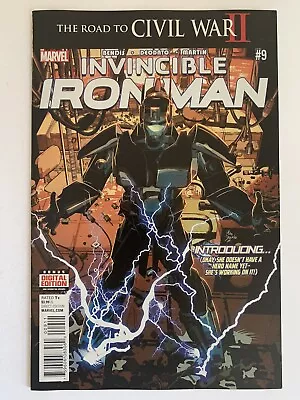 Buy Invincible Iron Man #9 9.4 Nm 2016 1st Full Appearance Of Riri Williams Marvel • 33.04£