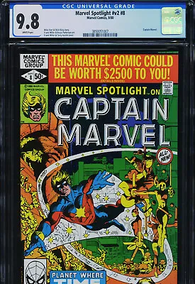 Buy MARVEL SPOTLIGHT V2 #8 - CGC-9.8, WP - Captain Marvel - Miller - Highest Graded! • 208.93£