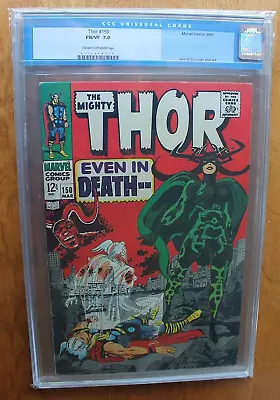 Buy 1968 The Mighty Thor #150 CGC Graded 7.0 Marvel Comic Book FREE SHIPPING! (G5) • 146.31£