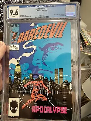 Buy Daredevil #227  CGC 9.6, Born Again, Kingpin Discovers Identity, Miller (1986) • 148.79£