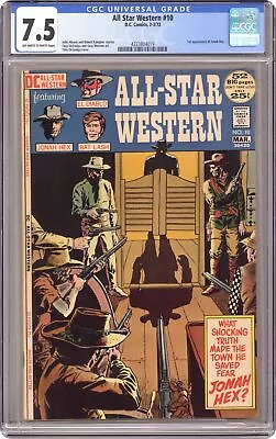 Buy All Star Western #10 CGC 7.5 1972 4333804019 1st App. Jonah Hex • 553.67£