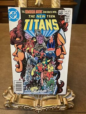 Buy New Teen Titans #24 (1982) Newsstand, 1st Appearance Of X’Hal. DC COMICS • 3.21£