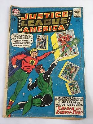 Buy Justice League Of America 22 DC Comics Sept 1963 Crisis On Earth 2 JLA JSA GD/VG • 26.86£