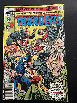 Buy Invaders #18-1977 Fn+ Re-intro Of Destroyer W/ Origin • 12.79£