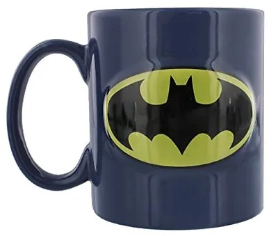 Buy Official Dc Comics 14 Oz Embossed Batman Logo & Bust Mug Cup New & Gift Boxed • 14.95£
