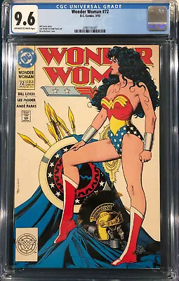 Buy Brian Bolland Cgc 9.6 Wonder Woman #72 Comic Not Cbcs Batman Superman • 473.01£