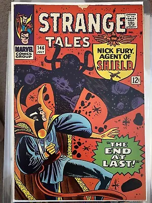 Buy Strange Tales 146 1966  Eternity 1st A.I.M  Last Ditko Rare High Grade 8.0 Vf • 156.73£