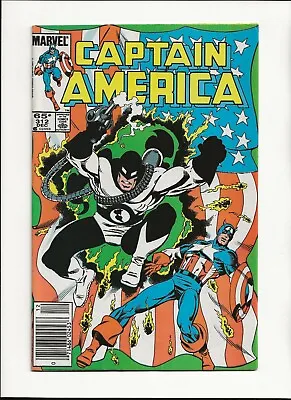 Buy Captain America #312 Marvel Comics 1985 1st App Flag Smasher Newsstand VF- • 23.99£